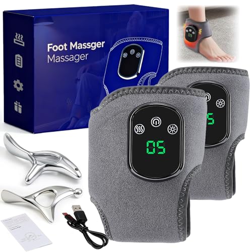 LINGUANYING Foot Massager - 3 Vibration Modes & 5 Heat Levels, 2026 Foot Massager, for Circulation &...