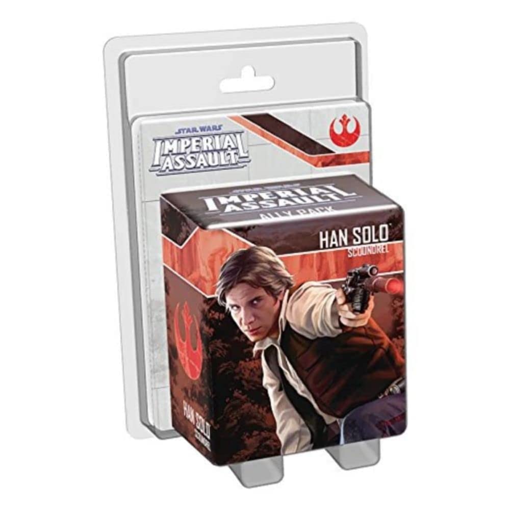 Star Wars Imperial Assault Board Game Han Solo Scoundrel ALLY PACK - Epic Sci-Fi Miniatures Strategy Game for Kids and Adults, Ages 14+, 1-5 Players, 1-2 Hour Playtime, Made by Fantasy Flight Games