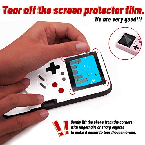 image for LucBuy Game Console Case for iPhone, Retro Protective Cover Self-Power