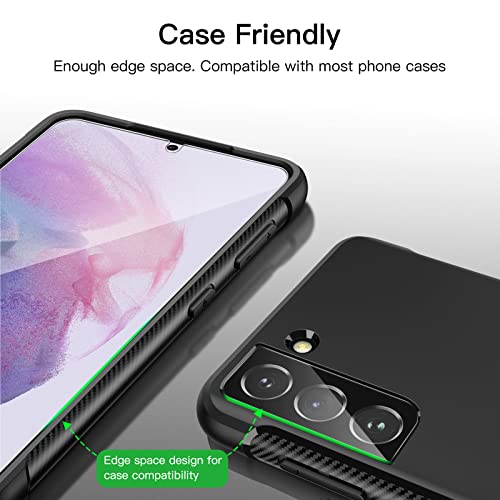 Image of JETech Screen Protector Guard for Samsung Galaxy S21, 2+2 Pack | with Camera Lens Protector, HD Clear Tempered Glass, Anti-Scratch Protection, Easy Installation Tool