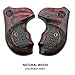 Altamont - S&W J Round Revolver Grips - Bateleur - Real Wood Gun Grips fit Smith & Wesson J Frame Round Butt .38 Special and 9mm Revolvers - Made in USA - Rosewood - Crocback w. S&W Logo