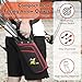 SUNYA X510 Field & Competition Hip Arrow Quiver | 3-Slot Noise-Free Archery Quiver with Sturdy Storage System (42x18cm) (Red, Right)