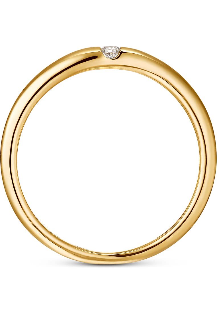 CHRIST Damen-Damenring 1 Diamant