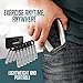 Logest Metal Hand Grip Set, 100LB-350LB 6 Pack No Slip Heavy-Duty Grip Strengthener with Gift Box, Great Wrist & Forearm Hand Exerciser, Home Gym, Hand Gripper Grip Strength Trainer
