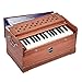 Bhava Lite “Travel” Harmonium | Small, Lightweight | Ethically Sourced, Professionally Tuned & Shipped from US, Handmade in India | Standard Edition Natural