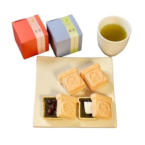 お茶モナカの宝箱[ふるさと愛プロジェクト]八女茶 モナカ豆入り 42g×3個 餅入り 42g×3個 八女煎茶1箱 2g×10パック 八女紅茶1箱 2g×10パック