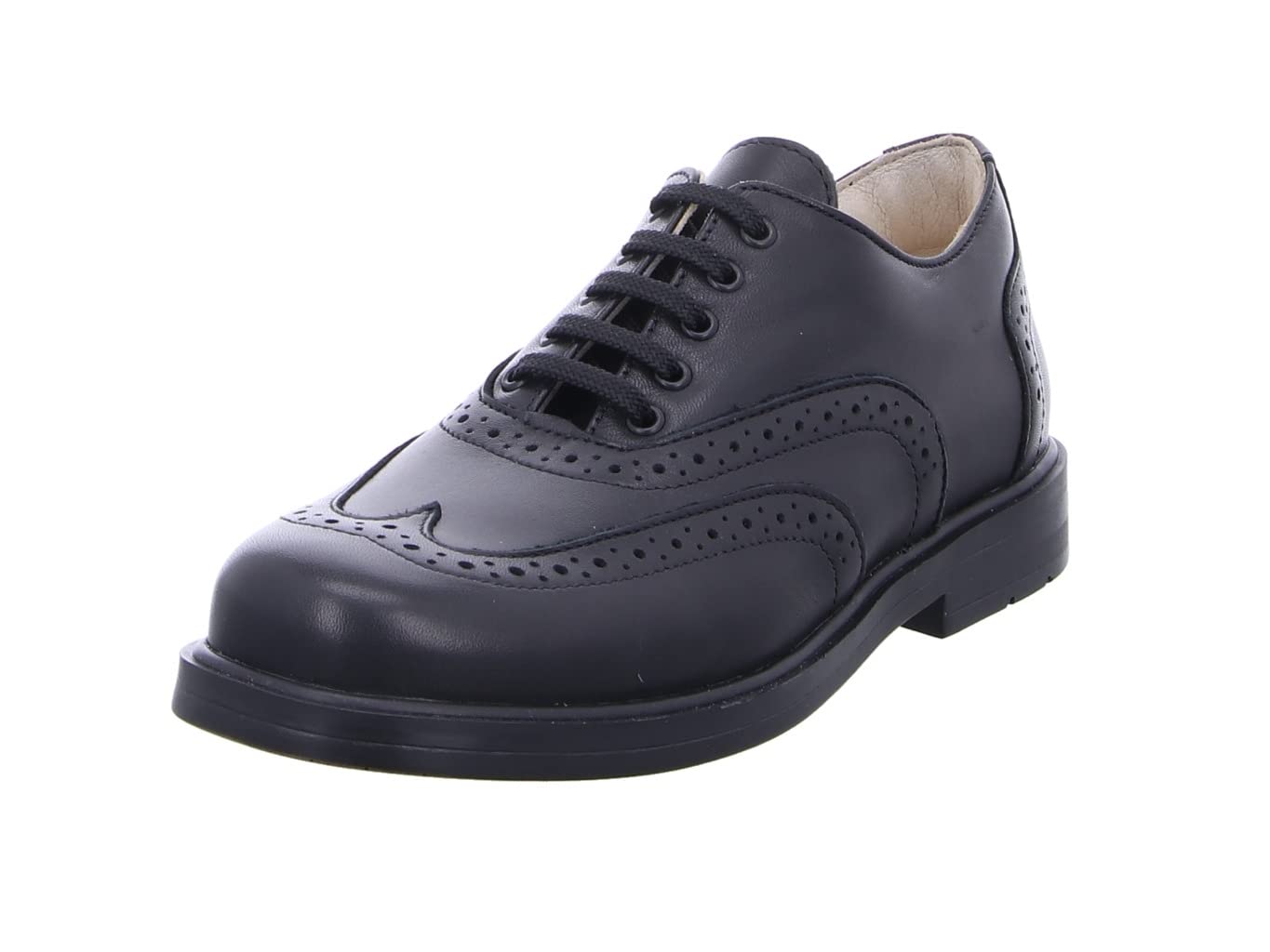 Däumling 700031-M-70 - Sandalias de Vestir de Piel para niño Negro Clipper Schwarz, Color Negro, Talla 35