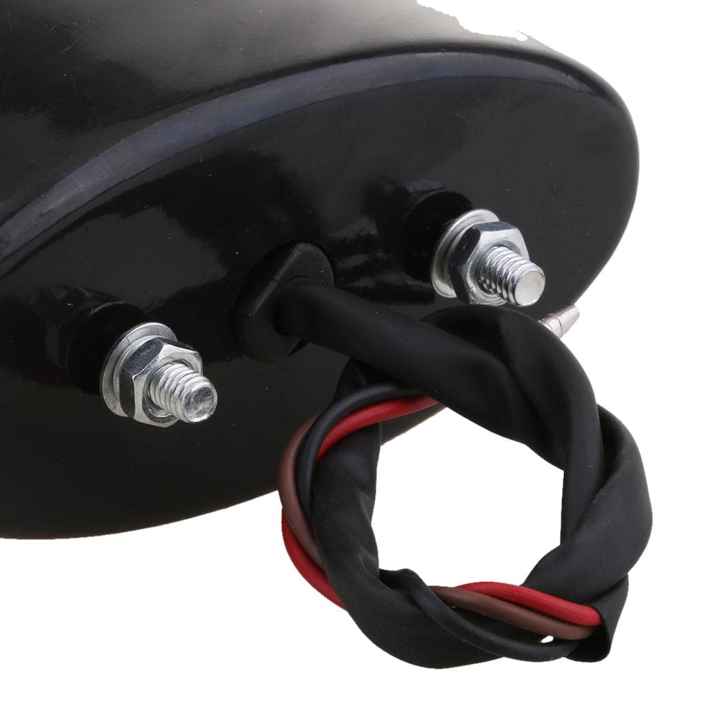 Big Shoppe Store Motorcycle Taillight Red Lens with Brake Running License Plate Light Black