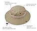 Outdoor Wide Brim Sun Protect Hat, Classic US Combat Army Style Bush Jungle Sun Cap for Fishing Hunting Camping Light Khaki 1