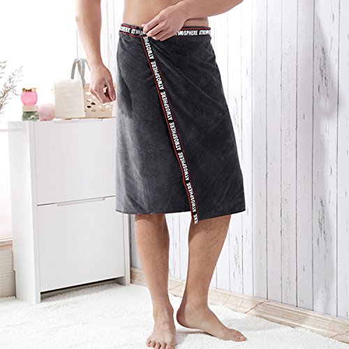 Soft Microfiber Men's Bath Wrap Towel