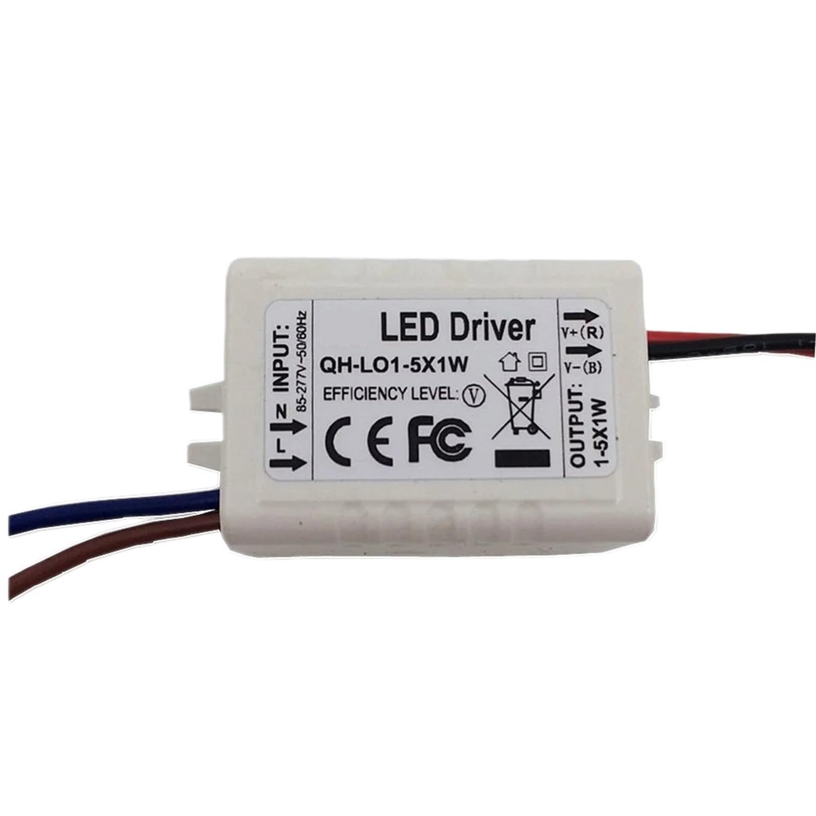 Driver LED 1-5x1W à courant constant pour éviter le scintillement