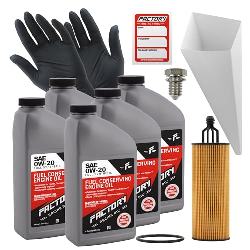 Kit de Cambio de Aceite Sintético 0W-20 5 Cuartos