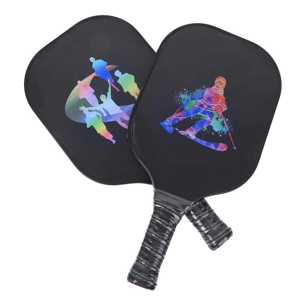 Paddles, Paddle Frosted 2Pcs 15.6x7.9x0.6in Portable Carbon Fiber Paddle PP Core for Indoors and Outdoors