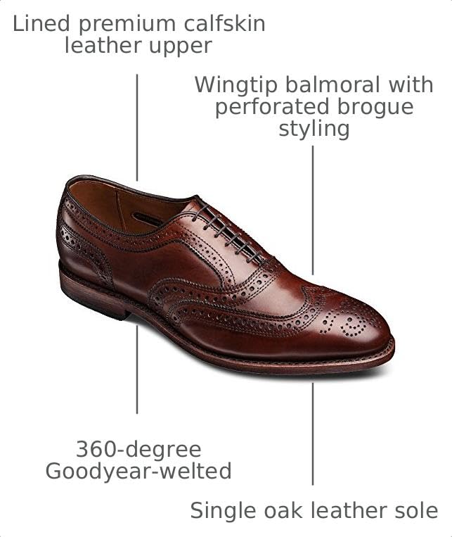 Image of Allen Edmonds Men's McAllister Wing Tip | Office Shoes