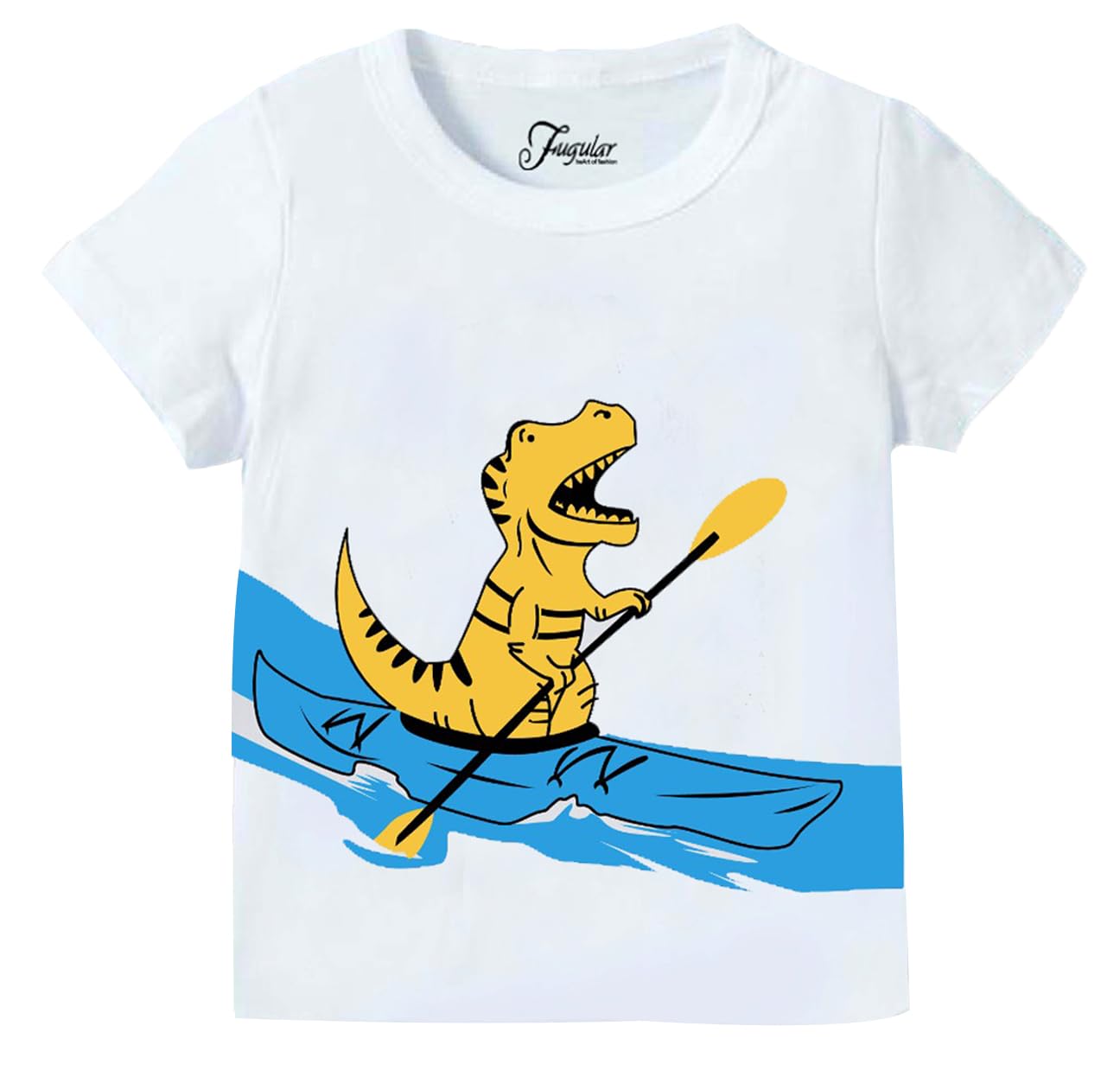 JUGULAR Unisex Kid Cotton regular Fit T-Shirt (Multicolored, 6-12 Months) 1