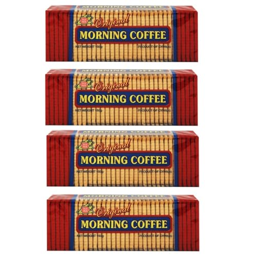 Frou Frou Galletas originales de café matutino aptas también para hornear pasteles y pastelería, 4 paquetes de 150 g