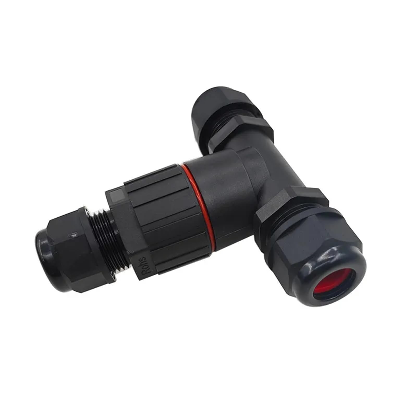 Złącze w kształcie litery T IP68 2/3/4/5-pinowe złącza przewodowe zaciski szybkozłączki elektryczna skrzynka przyłączeniowa 1 szt. (3PIN)