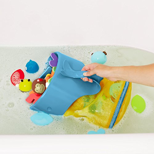 Skip Hop Moby Scoop & Splash Bath Toy Storage, Blue