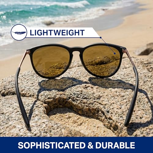 Image of Blenders Eyewear North Park X2 - Polarized Sunglasses - Classic Shape, Mixed Metal Frame - 100% UV Protection