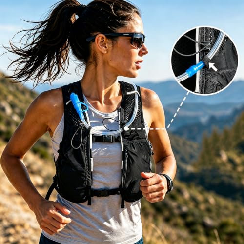 Hydration Backpack, Lightweight Water Backpack, Adjustable Running Vest - image 2