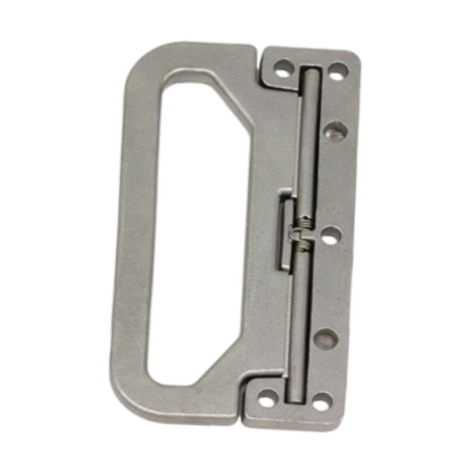 Fenteer Chest Handle Industrial Box Pull Handle Easy to Install Metal Folding Sturdy Handles Heavy Duty for Case Storage Cabinet