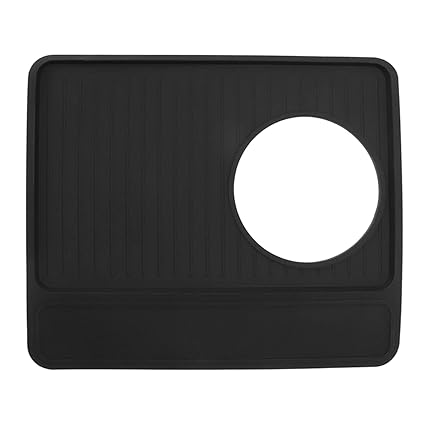 Coffee Machine Non Slip Pad Silicone Coffee Making Machine Accessories Top Pad for 870 Coffee Making Machine Accessories (Black)