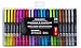 Zebra Pen Zensations Sarasa Fineliner Pen, 0.8mm, Metal Reinforced Tip, Acid Free and Archival Quality, Water Resistant, Assorted Colors, 24 Pack
