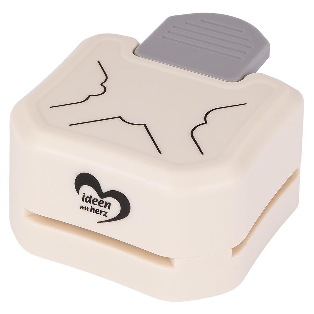 Craftelier - Perforatrice A Leva Per Etichette Di Carta E Cartoncino Da 3" (7,62 Cm) | Speciale Per Abbellimenti Di Scrapbooking E Crafting