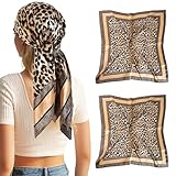 WEICHER UND ANGENEHMER STOFF: Dieser quadratische Damenschal besteht aus einer Polyester, ist leicht und weich, hautfreundlich, sicher zu tragen und bietet Ihnen ein angenehmes Tragegefühl.