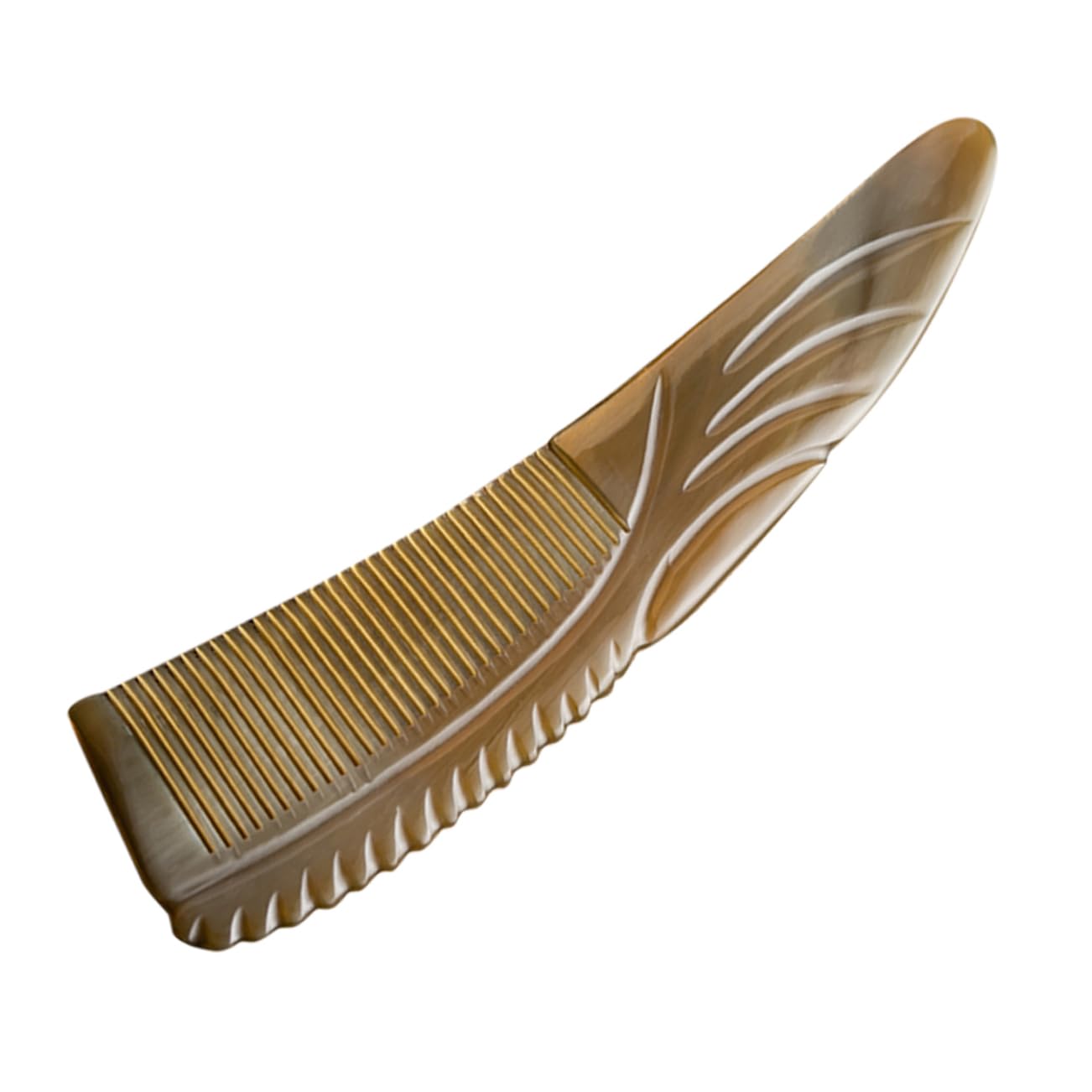 Beavorty Lot De 3 Peignes De Massage À Lhuile Pour Le Cuir Chevelu En Corne Naturelle Démêlant Pour Hommes Et Femmes Beauté À Domicile