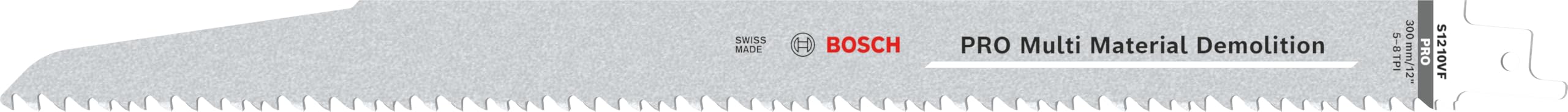Bosch 5x Lame de scie sabre PRO Multi Material S1210VF Demolition