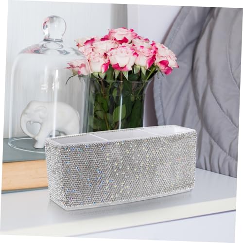 Boîte de rangement diamant à compartiments pour cosmétiques et bijoux