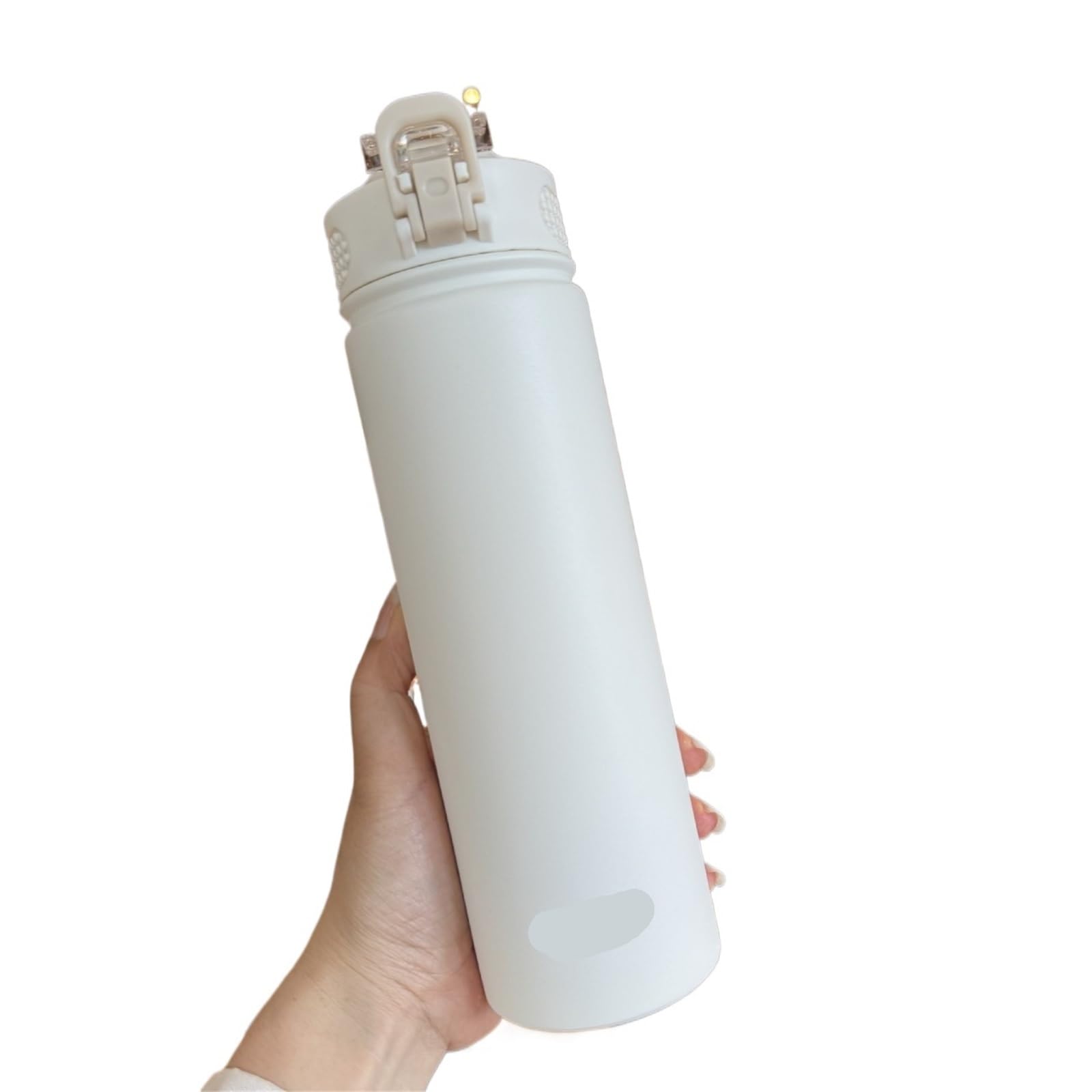 Edelstahl-Trinkflasche Thermoflasche Mit Strohhalm, Edelstahl-Thermobecher Fürs Auto, Sportwasserflaschen, Hält Kalt Und Heiß FüR Den Sport Fitnessstudio(Color2)