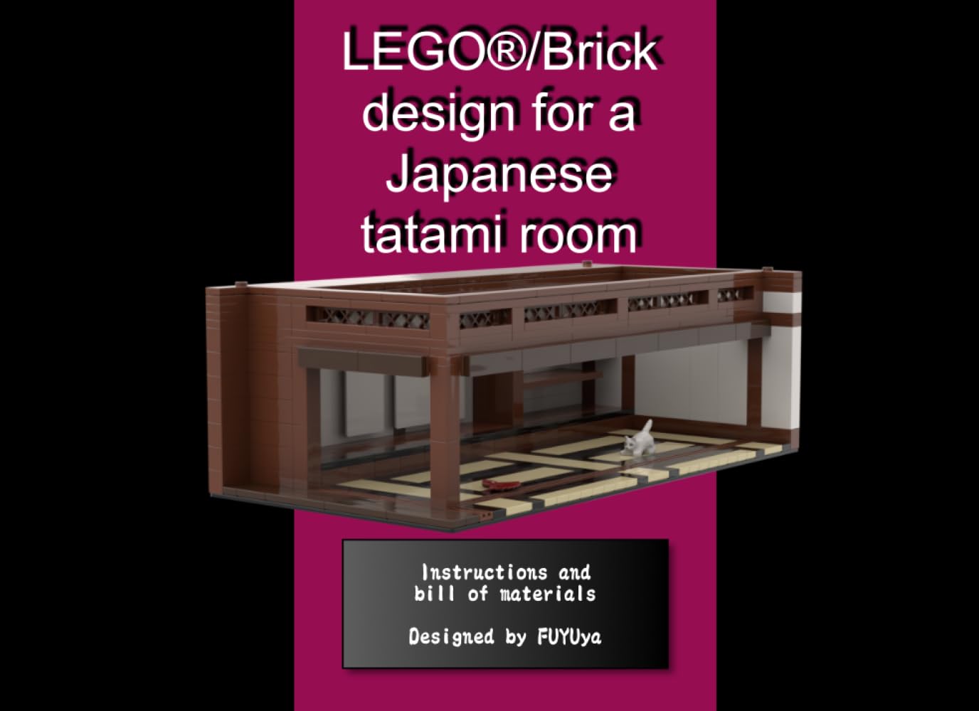 LEGO®/Brick design for a Japanese tatami room