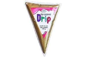 Crystal Candy: The Perfect Gold Drip for Stunning Edible Cake Decorations