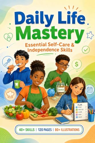 Daily Life Mastery: Essential Self-Care and Independence Skills: Master Personal Care, Cooking, Money and Organization (Kids Life Skills Mastery Series Book 1) image 2