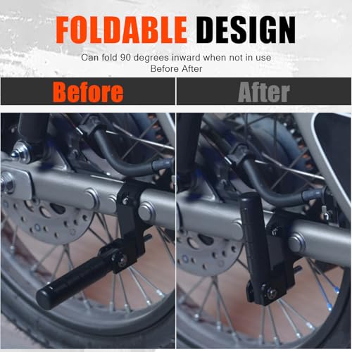 Image of CHANGCHENG Motorcycle Rear Foot Pegs Passenger Peg for CT125
