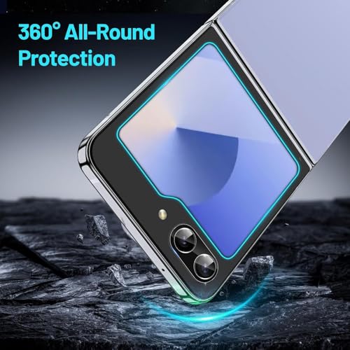 Image of FabeKee Screen Guard Film Compatible For Samsung Galaxy Z Flip7 5G Cellphone Self Healing Unbreakable Hd Hydrogel [Tpu Film] Flexible Film-Clear [Not Tempered Glass]