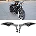 WASTUO Paire de Rétroviseurs universels personnalisés de lame de lance de moto Pour Cruiser Touring Honda Rebel 250 Shadow 600 750 VTX VT1300 1800