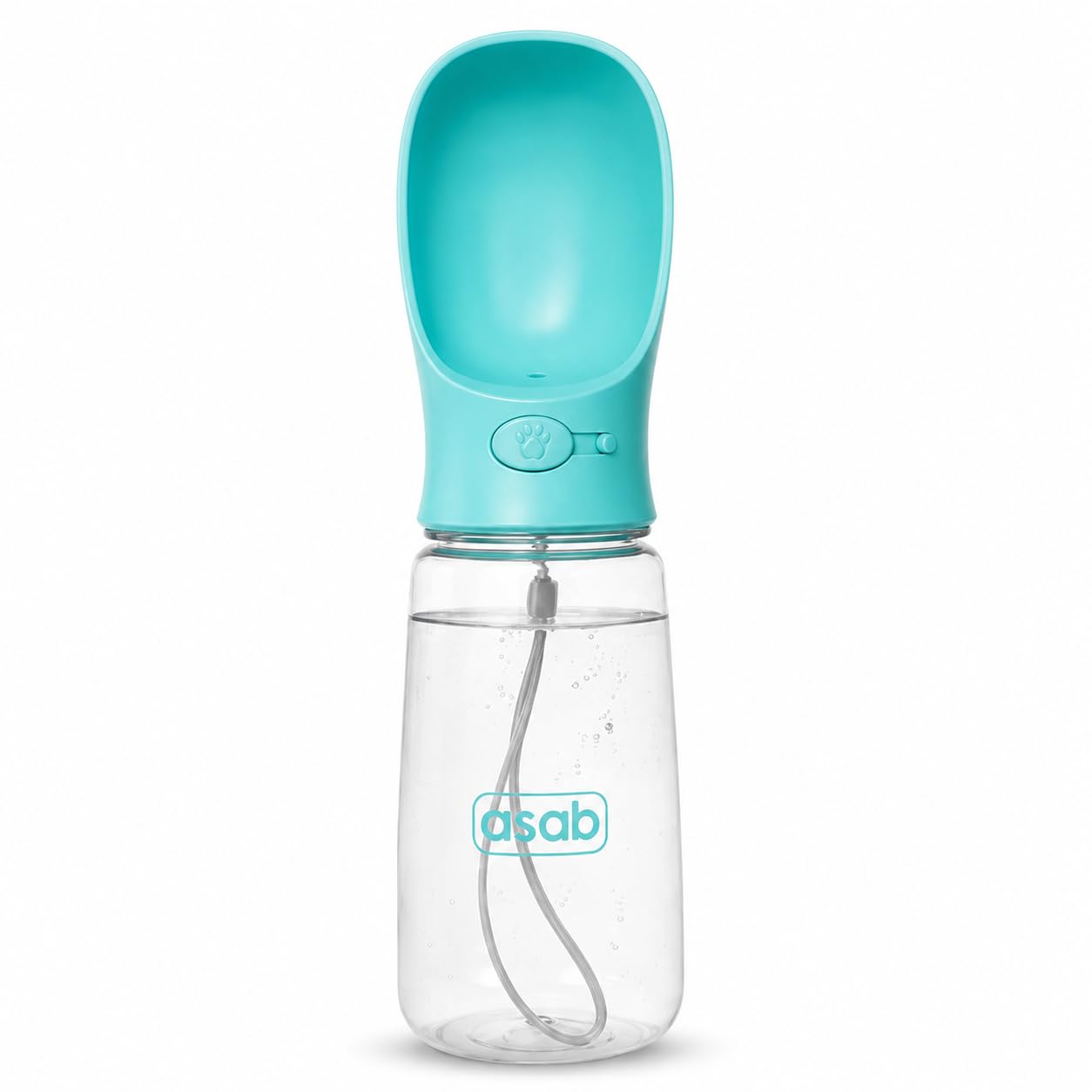 ASAB Dog Water Bottle Walking 550ml Portable Dog Water Bottle Leakproof Puppy Water Dispenser Easy to Operate Pet Water Bowl Pet Drinking Feeder Cat Puppy Perfect for Travel Outdoor Walking Blue