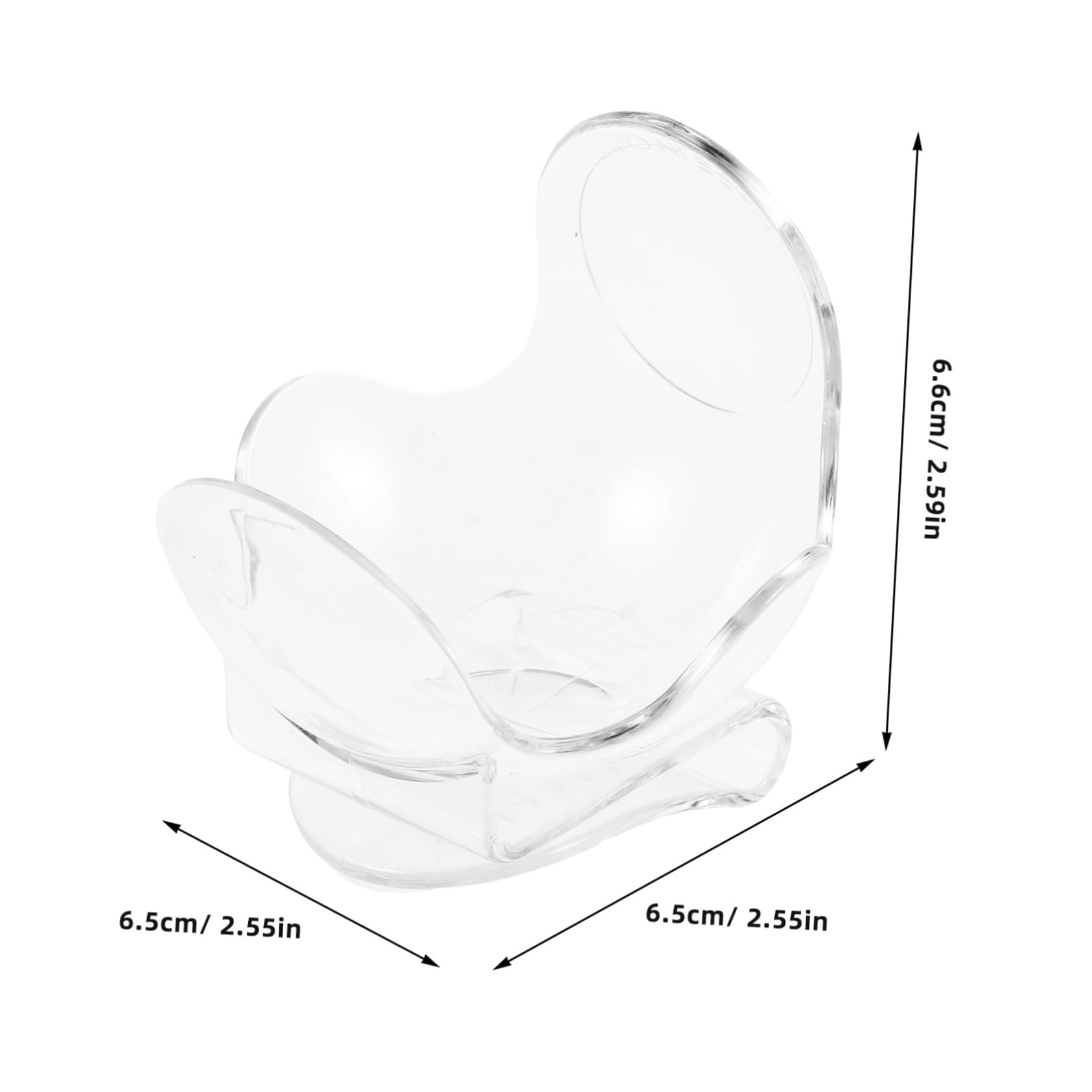 Abaodam Small Balls Holder for Tennis Plastic Tennis Clip Training Supplies Universal Size Prevents Rolling Clip Design