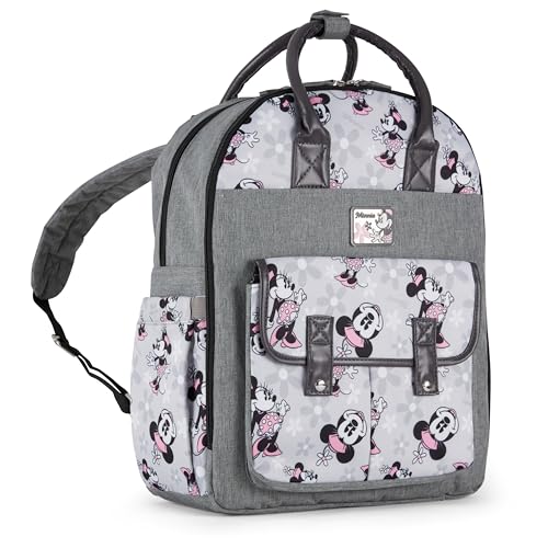 Image of Disney Cudlie Backpack Diaper Bag for Moms | Large Spacious Travel Diaper Backpack for Baby Boy and Girl | 16-Inches Height Multi-Functional Baby Bag with Cute Patterns