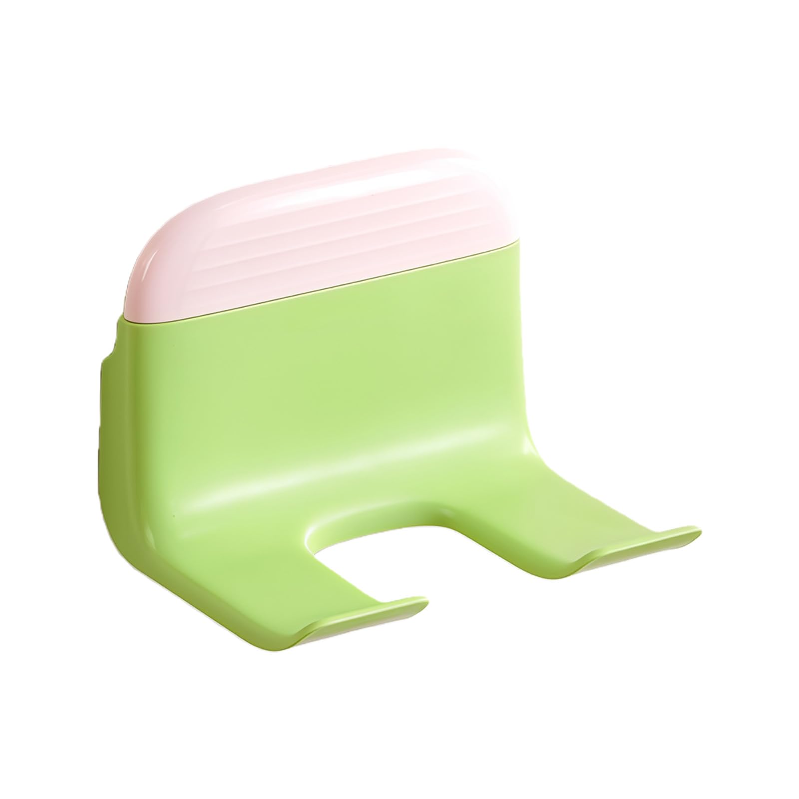 Jazuaiao Adhesive Mount Hair Dryer for Bathroom Storage and Space Saving Wall Mounted Hair Dryer