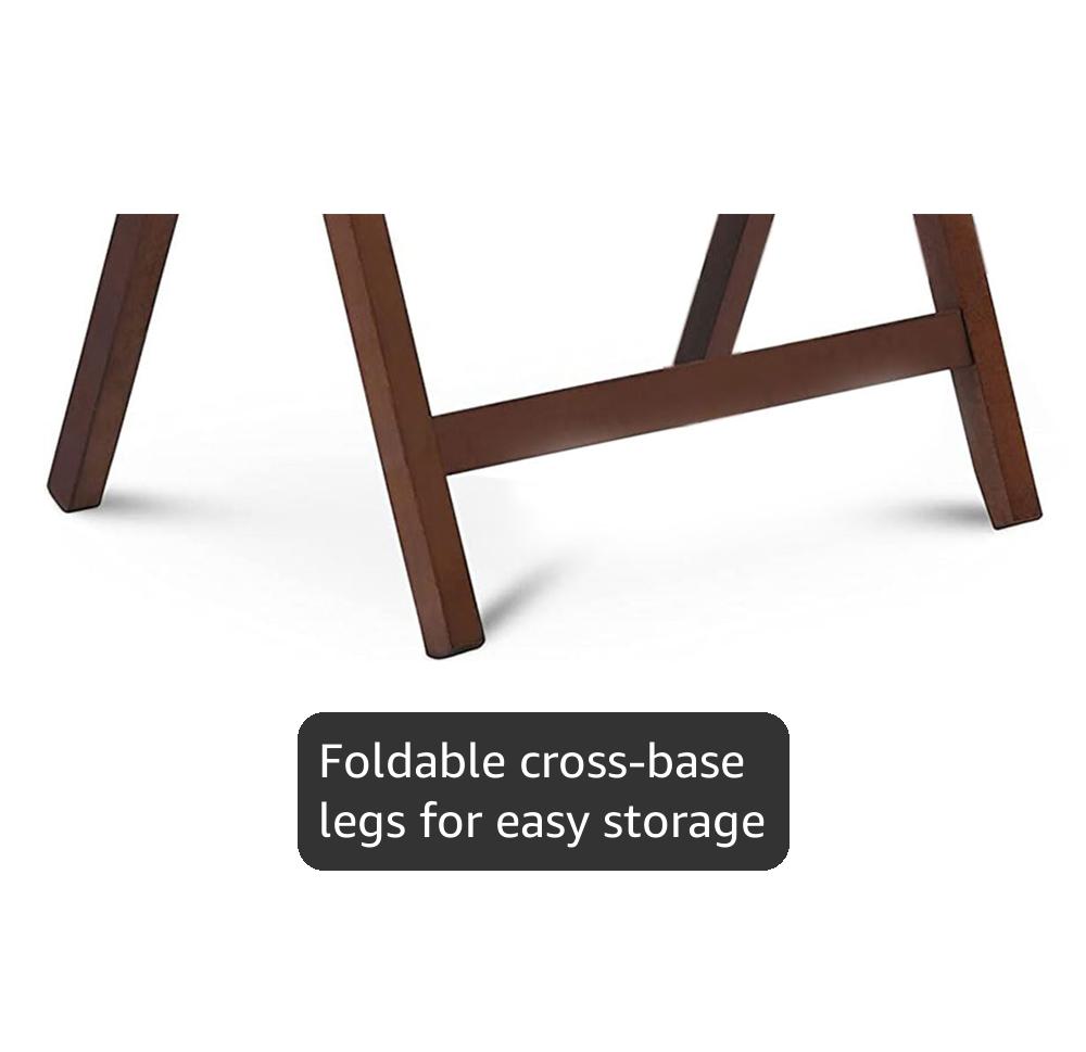 Amazon.com: PJ Wood - 2-Pack Folding TV Tray Tables - Honey Oak