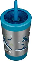 Copo Térmico Infantil Inox 354ml Tubarão Contigo
