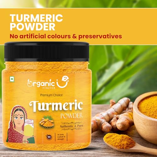 Organic Forever Natural Turmeric Powder (Haldi) 250g | High Curcumin & Natural Oils Retained | Pure, Fresh & Premium | Antioxidant & Anti-Inflammatory - Image 3