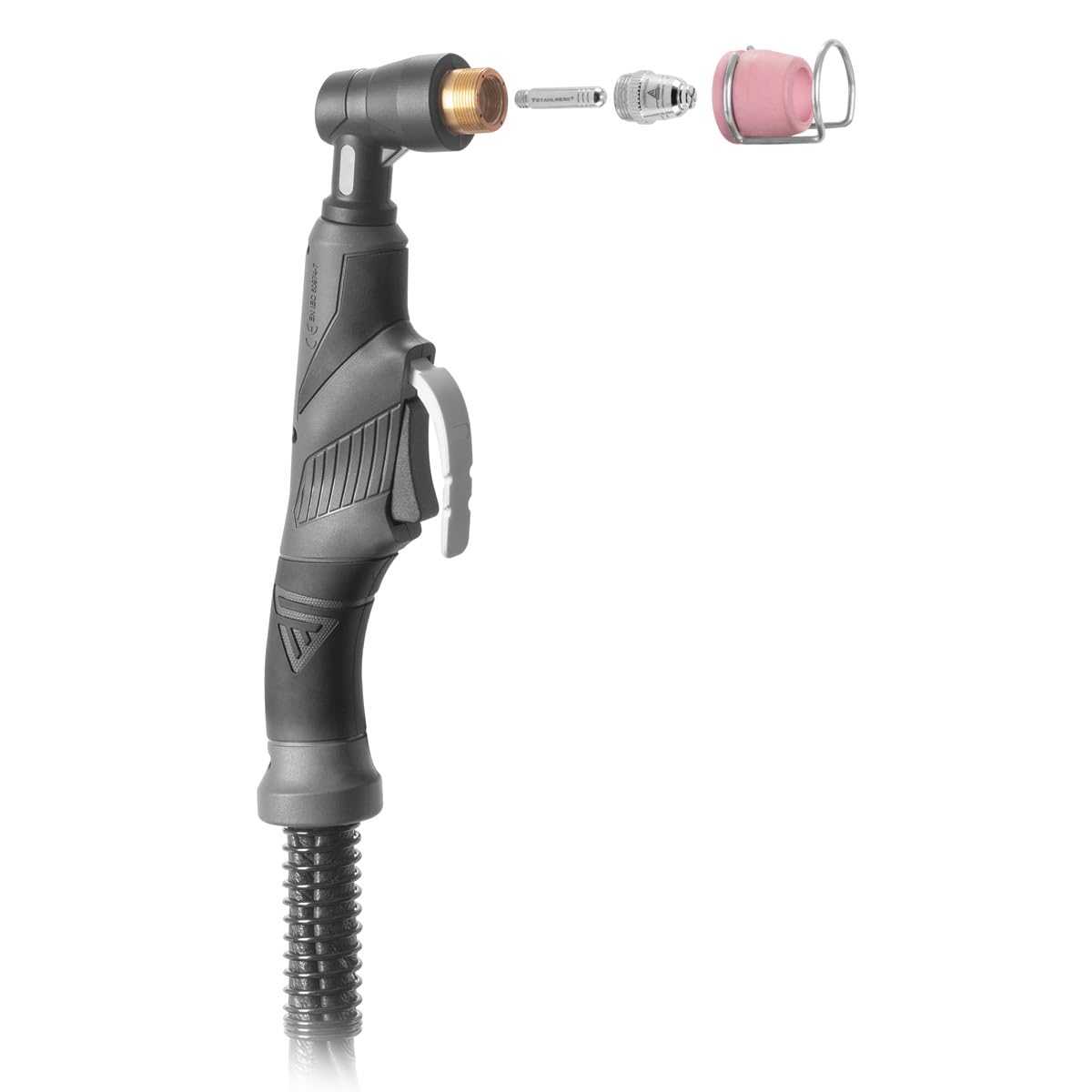 STAHLWERK P-60 Accessoires plasma Pièces d'usure Buses plasma + électrodes + capuchons en céramique pour torche de découpage plasma à allumage pilote P-60 CUT, jeu de 30 pièces