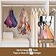 Organizer Unterwäsche Tank Top Kleiderbügel - Drehbarer BH-Organisator für den Kleiderschrank，Max 24 Speicherkapazität Sport-BH-Halter, Metall Platz sparende Closet Organizer und Lagerung,für Garderob