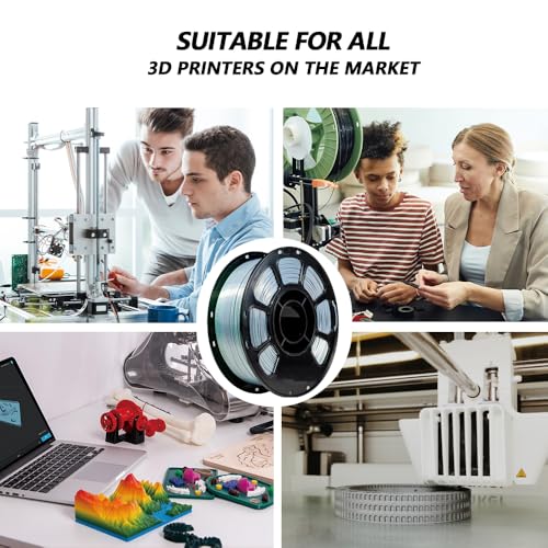 Image of iBOSS Silk Dual Color PLA Plus Filament 3D Printer 1.75mm + /- 0.02mm, Bicolor Filament Two Tone PLA 1KG(2.2lbs) Cardboard Spool, Fits for Most FDM 3D Printers, Silk Green Silver