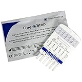 Drogotest prueba de consumo de drogas 6 en 1 en orina | Detecta Anfetaminas, Benzodiazepinas, Buprenorfina, Cocaína, EDDP y Opiáceos